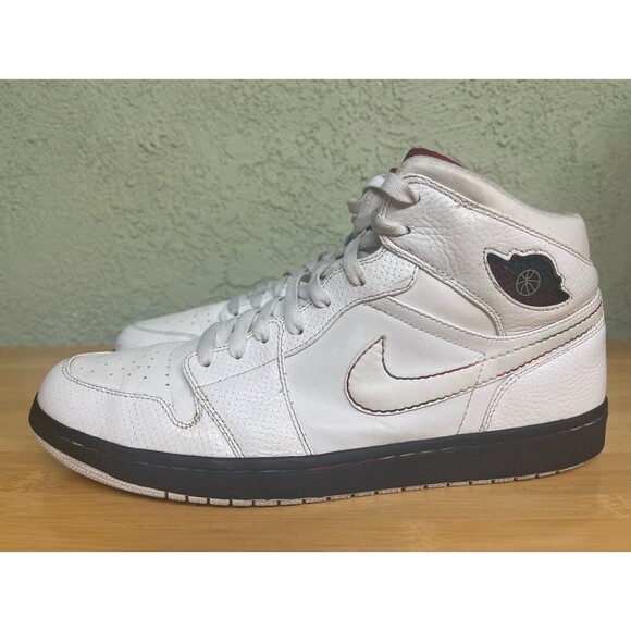Nike Air Jordan 1 Retro Cinco De Mayo Mens White 2009 Sneaker